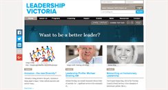 Desktop Screenshot of leadershipvictoria.org